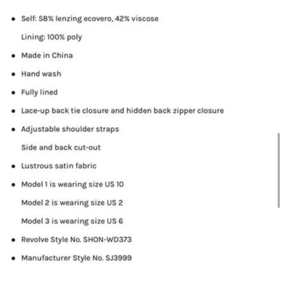 Revolve La Lune backless midi dress Shana Joy - Picture 6 of 8